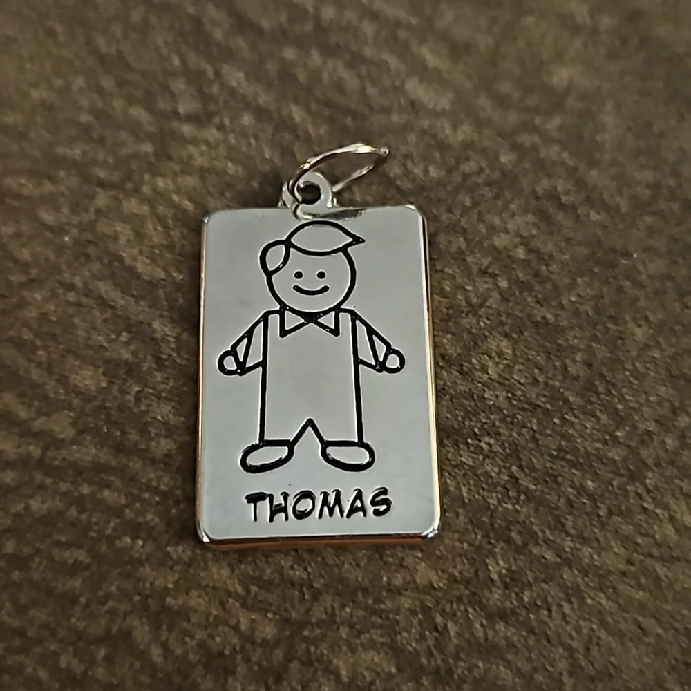 3/$25 Personalized Thomas Pendant Charm